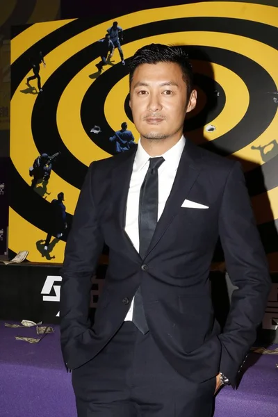 Hong Kong Actor Shawn Yue Attends Premiere His New Movie — Stock Photo, Image