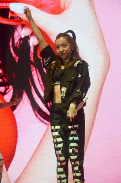 Actriz Cantante Japonesa Itano Tomomi Actúa Durante 11ª Exposición Internacional —  Fotos de Stock