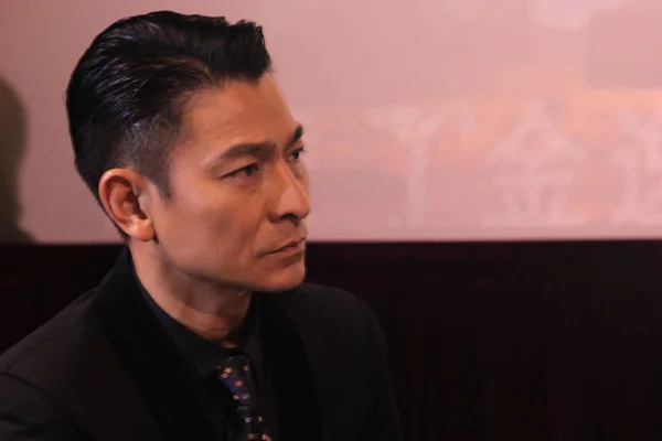 Hong Kong Aktör Andy Lau Yeni Filmi Kayıp Aşk Için — Stok fotoğraf