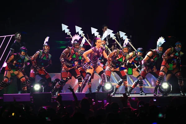 Cantora Americana Katy Perry Apresenta Concerto Xangai Sua Prismatic World — Fotografia de Stock