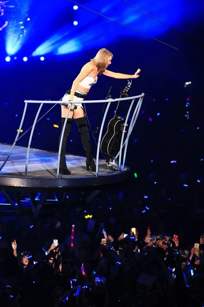 Cântăreața Americană Taylor Swift Susține Concertul World Tour Din 1989 — Fotografie, imagine de stoc
