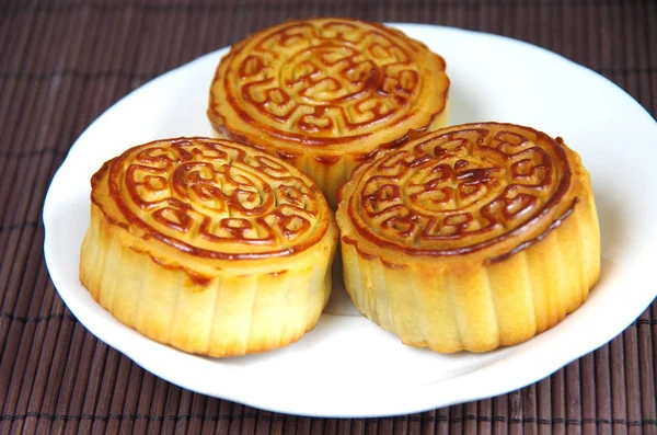 Illustration Traditional Mooncakes Chinese Mid Autumn Festival — Stock Photo, Image