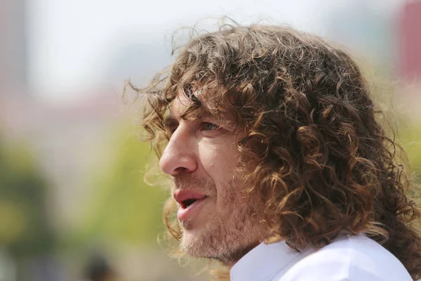 Carles Puyol Estrella Del Fútbol Español Jubilado Asiste Evento Benéfico — Foto de Stock