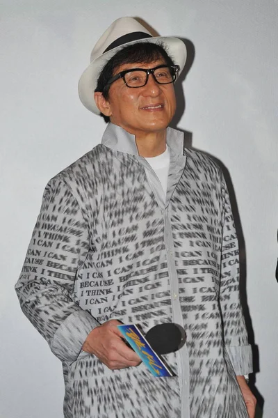 Hong Kong Åtgärd Stjärna Jackie Chan Sköter Premiären För Filmen — Stockfoto