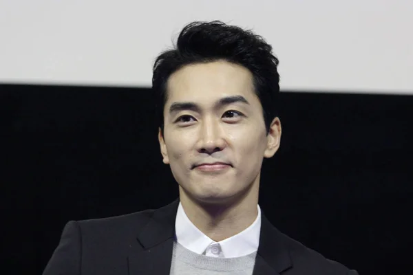 Actor Surcoreano Song Seung Heon Asiste Una Reunión Fans Para — Foto de Stock