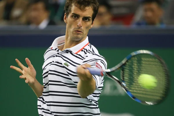 Albert Ramos Vinolas España Devuelve Una Oportunidad Roger Federer Suiza — Foto de Stock