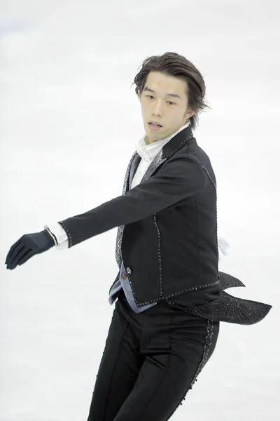 Takahito Mura Japan Performs Men Free Skating Isu World Figure — Stock Photo, Image