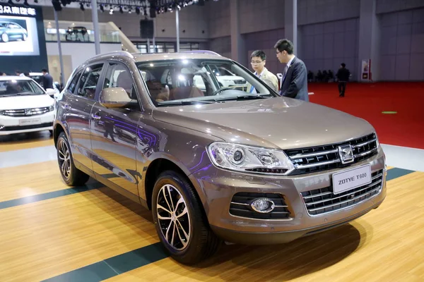 Zotye T600 Exhibe Durante 16ª Exposición Internacional Industria Automotriz Shanghai —  Fotos de Stock