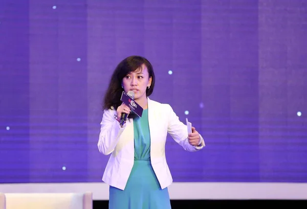 Liu Qing Ordförande För Taxi Hyllning App Didi Dache Och — Stockfoto