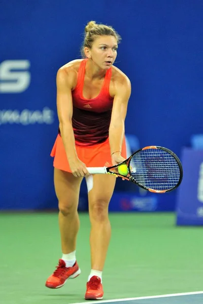 Simona Halep Romanya Nın 2015 Wta Guangzhou Açık Tenis Turnuvası — Stok fotoğraf