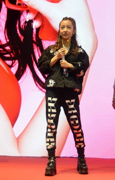 Actrice Chanteuse Japonaise Itano Tomomi Pose Lors 11E China International — Photo