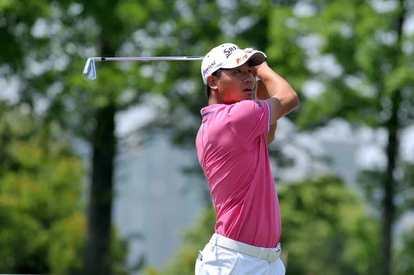 Ashun China Colpisce Durante Ultimo Del Volvo China Open Golf — Foto Stock