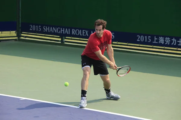 Andy Murray Grande Bretagne Participe Une Séance Entraînement Pour Tournoi — Photo