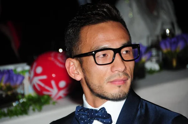 Retired Japanese Football Player Nakata Hidetoshi Attends 2015 Special Olympics — Stock Photo, Image