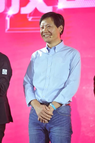 Lei Jun Presidente Ceo Xiaomi Technology Presidente Kingsoft Corp Sonríe — Foto de Stock