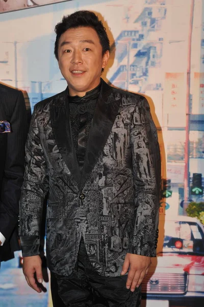 Kinesiska Skådespelare Huang Poserar Röda Mattan Som Han Anländer För — Stockfoto