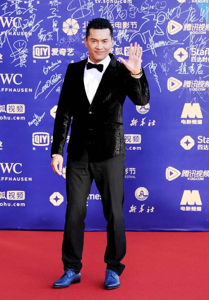 Hong Kong Actor Ray Lui Poses Red Carpet Opening Ceremony — Stock Photo, Image