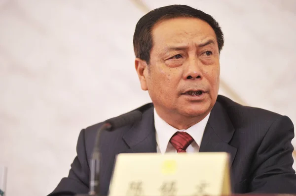 Chen Xiwen Zastępca Szefa Centralnej Grupy Pracy Obszarach Wiejskich Dyrektor — Zdjęcie stockowe
