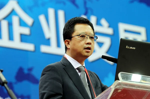 Liang Xinjun Místopředseda Představenstva Generální Ředitel Společnosti Forun Group Dodává — Stock fotografie