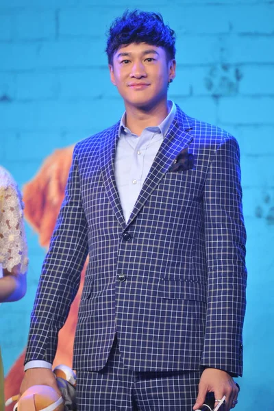 Taiwanese Actor Peter Poses Press Conference His Movie One Minute — Stock Photo, Image