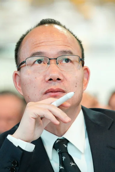 Guangchang Голови Fosun Група Взяла Участь Щорічній Зустрічі Fosun Шанхаї — стокове фото