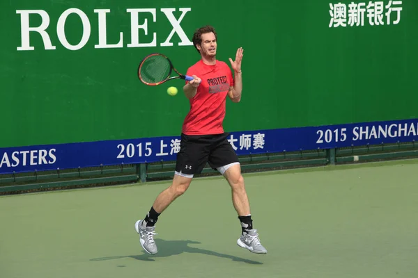 Andy Murray Gran Bretaña Participa Una Sesión Entrenamiento Para Torneo —  Fotos de Stock