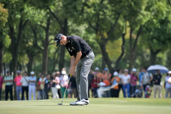 David Howell England Putts Während Der Letzten Runde Des Volvo — Stockfoto