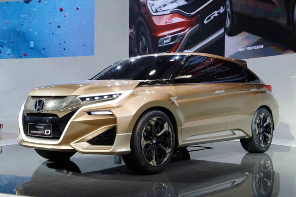 Honda Concept Exhibe Durante 16ª Exposición Internacional Industria Automotriz Shanghai —  Fotos de Stock