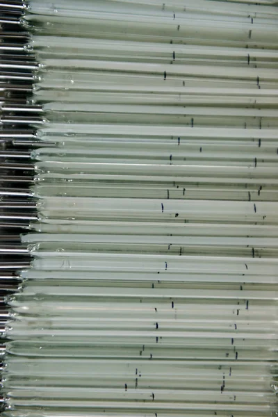 Mercury Glass Thermometers Piled Being Checked Plant Jiangsu Yuyue Medical — Stock Photo, Image