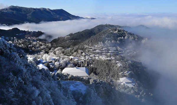 Landschaft Des Lushan Berges Oder Mount Lushan Nationalpark Der Stadt — Stockfoto