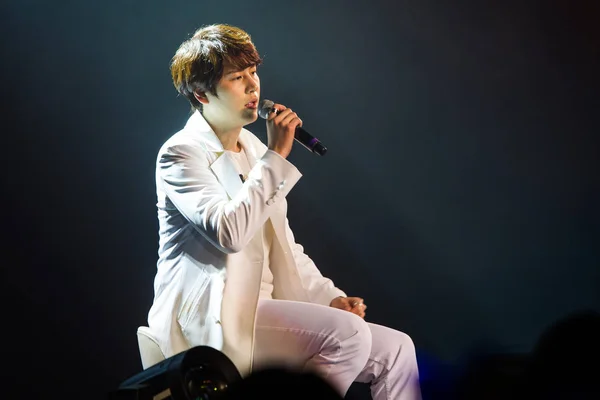 Cho Kyu Hyun För Sydkoreanska Popgruppen Utför Super Junior Sin — Stockfoto