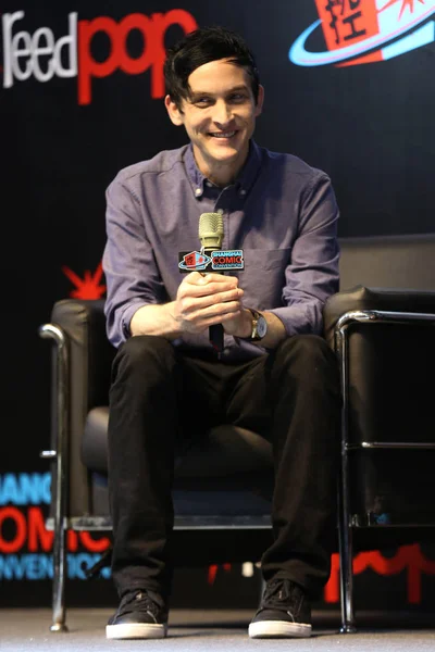 American Actor Robin Lord Taylor Smiles Fan Meeting Event 2015 — Stock Photo, Image