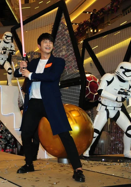 South Korean Singer Actor Seo Guk Attends Christmas Light Ceremony — Stock Photo, Image