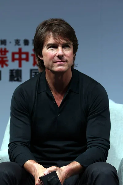 American Actor Tom Cruise Listens Premiere Event His New Movie — Stock Photo, Image