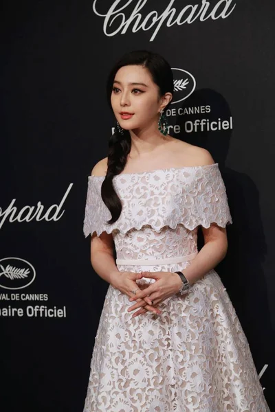 Actriz China Fan Bingbing Posa Mientras Llega Trophee Chopard Durante — Foto de Stock