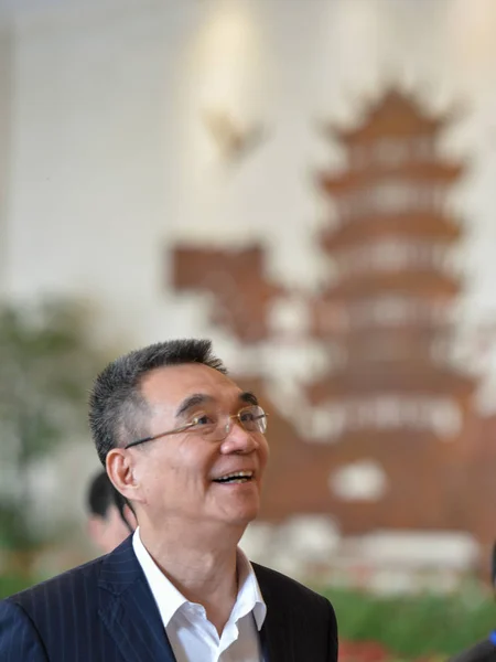 Chiński Ekonomista Justin Lin Yifu Były Główny Ekonomista Starszy Wiceprezes — Zdjęcie stockowe