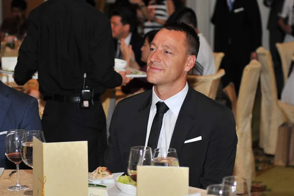 Jogador Futebol Inglês John Terry Participa Jantar Caridade Cidade Guangzhou — Fotografia de Stock