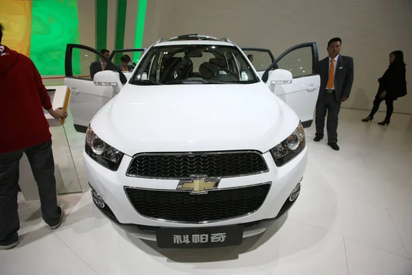 Suv Chevrolet Captiva Shanghai Joint Venture Mezi Saic Motor General — Stock fotografie
