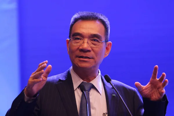 Economistul Chinez Justin Lin Yifu Fost Economist Șef Vicepreședinte Senior — Fotografie, imagine de stoc