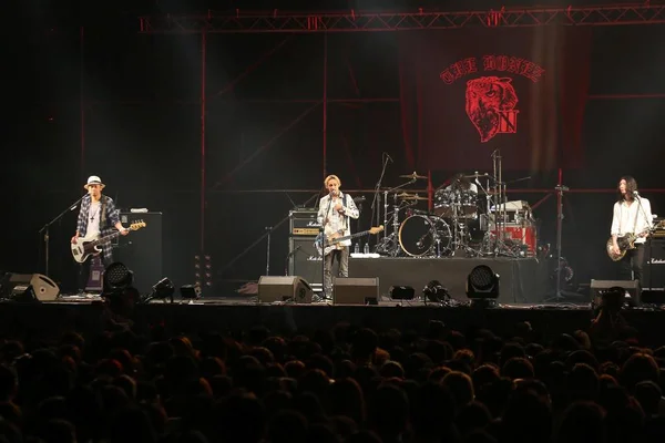 Japoński Zespół Bonez Wykonuje Koncercie Japonia Night Taipei Taiwan Maja — Zdjęcie stockowe