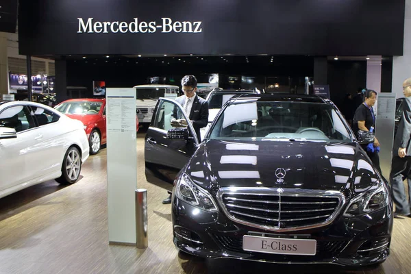 Mercedes Benz Class Carro Outros Carros São Exibidos Durante Uma — Fotografia de Stock