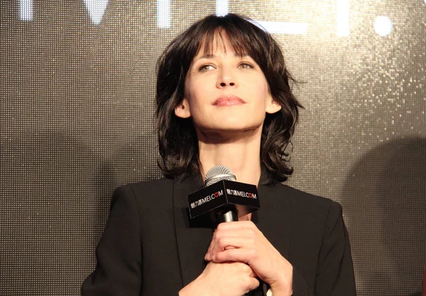 Actriz Francesa Sophie Marceau Posa Durante Evento Celebración Para Quinto — Foto de Stock