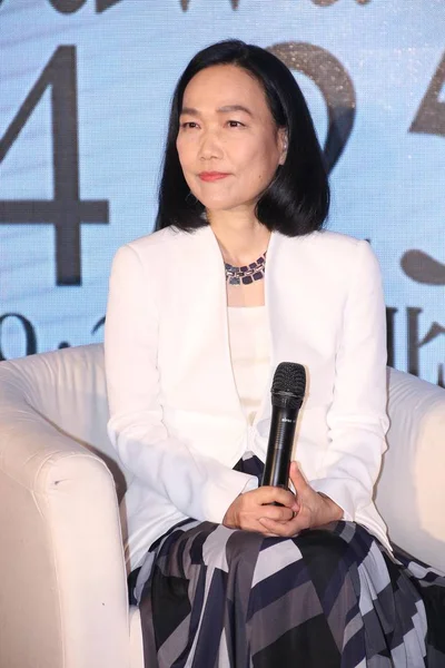 Japanese Singer Mayumi Itsuwa Attends Press Conference Her 40Th Anniversary — Stock Photo, Image