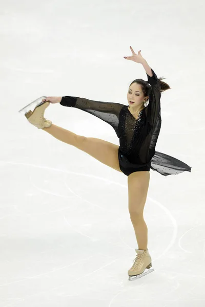 Elizayeta Tuktamysheva Russie Produit Lors Programme Court Féminin Des Championnats — Photo