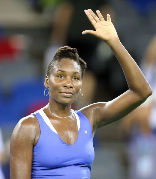 Venus Williams Der Vereinigten Staaten Reagiert Als Sie Den 700 — Stockfoto