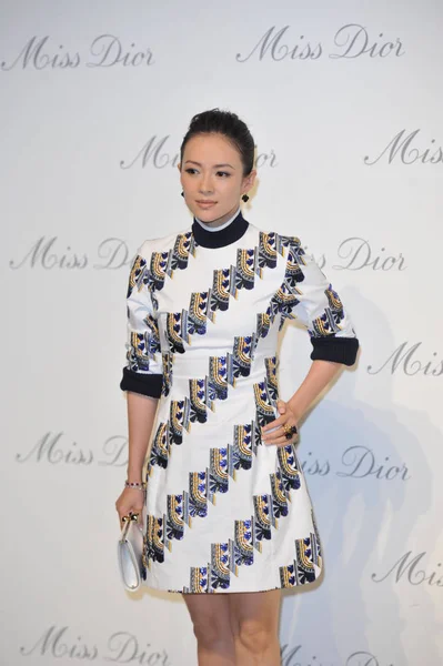 Kínai Színésznő Zhang Ziyi Jelent Mint Megérkezik Nyitó Esemény Miss — Stock Fotó