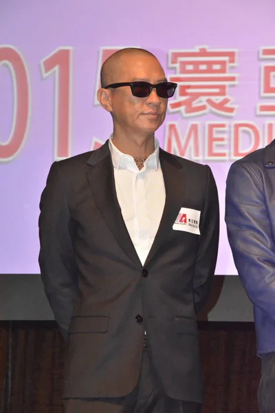 Hong Kong Schauspieler Nick Cheung Posiert Während Der Pressekonferenz Zur — Stockfoto