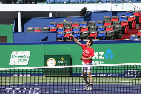 Andy Murray Brit Részt Vesz Egy Edzés 2015 Shanghai Rolex — Stock Fotó