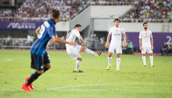 James Rodriguez Von Real Madrid Zweiter Von Links Tritt Gegen — Stockfoto