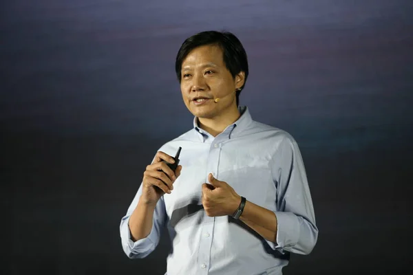 Lei Jun Chairman Und Ceo Xiaomi Technology Und Chairman Von — Stockfoto